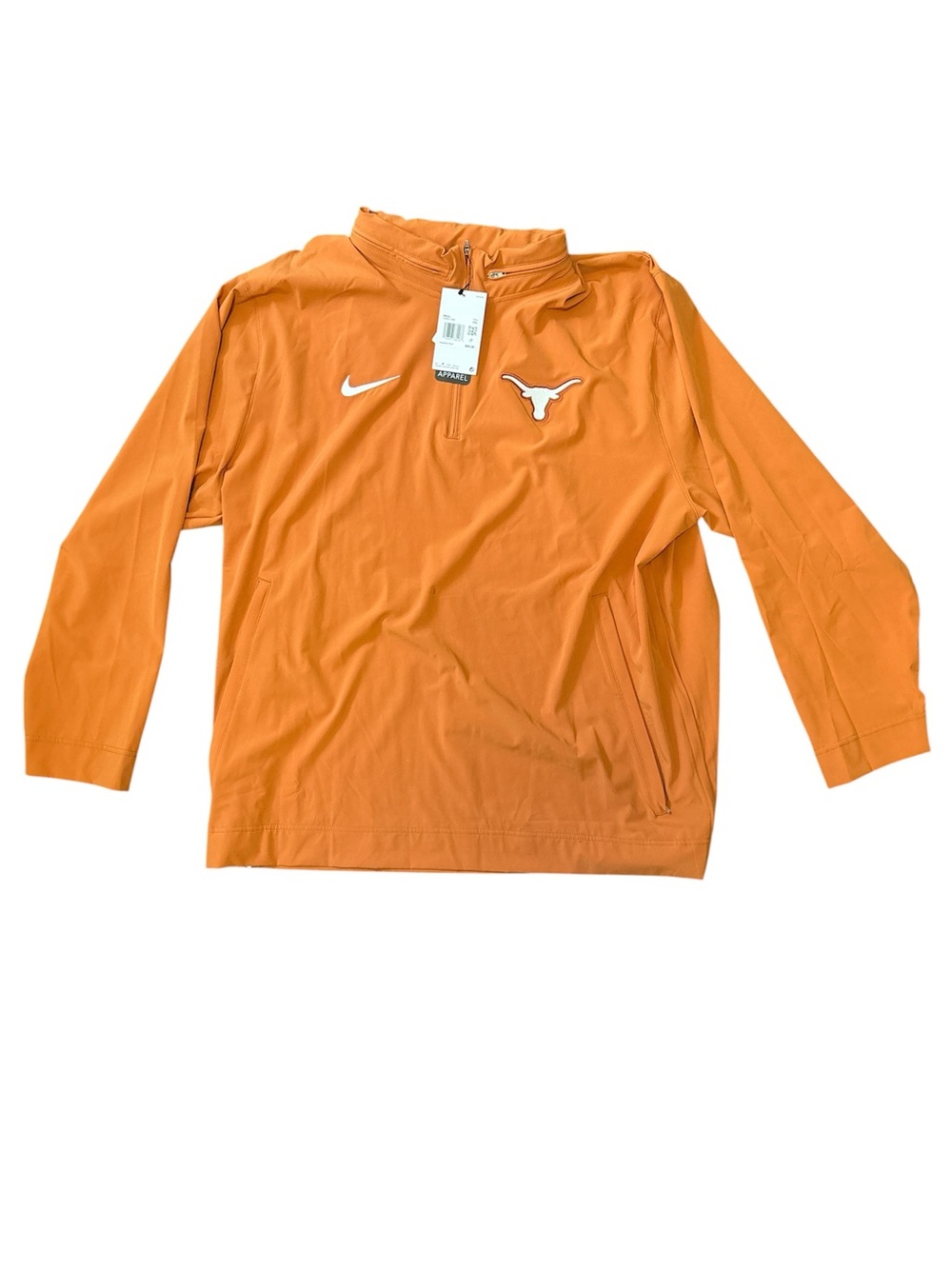 Nike Texas Longhorns Quarter Zip Polyester Pullover Size: 2XL NWT